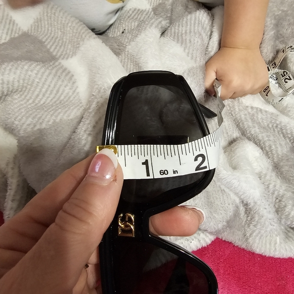 Dolce & Gabbana Black & Gold Sunglasses - Picture 7 of 7